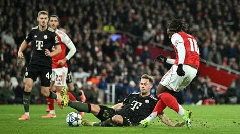 Umkämpfte Partie: Arsenal gegen Bayern