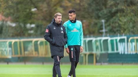 Davie Selke (r.) fehlt Florian Kohfeldt