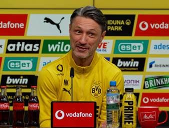 Auf der Pressekonferenz wird Dortmunds Trainer Niko Kovac zur Konstanz seiner Mannschaft befragt. Der Coach reagiert süffisant.