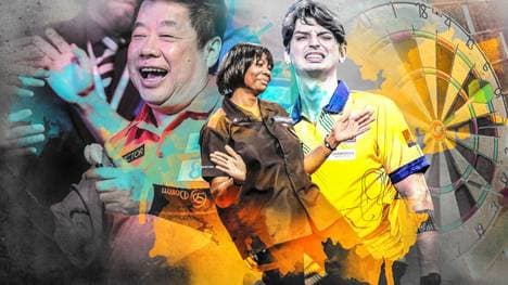 Auch bei der PDC Darts-WM 2021 sorgen wieder zahlreiche Darts-Exoten für Stimmung