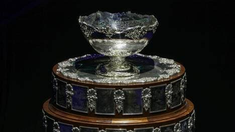 Die Davis-Cup-Trophäe