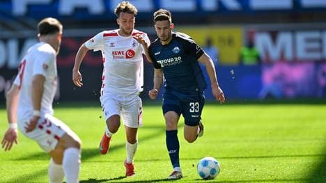 Laufduell zwischen Luca Waldschmidt und Marcel Hoffmeier