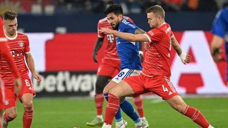 Die Bayern gewannen das Hinspiel in Gelsenkirchen