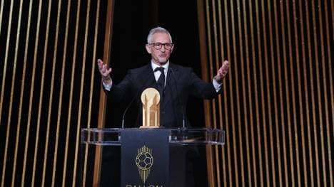 Gary Lineker beim Ballon d'Or 2023
