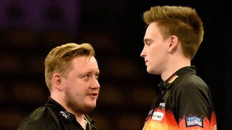 Martin Schindler (l.) und Ricardo Pietreczko (r.) können am Freitag ins Achtelfinale einziehen