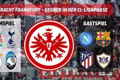 Hammer-Lose! Das sind die CL-Gegner der Eintracht