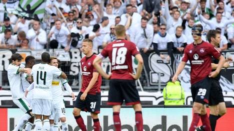 Der 1. FC Nürnberg ist nach der Niederlage gegen Gladbach abgestiegen