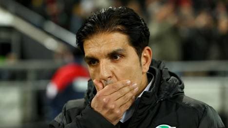 HANOVER, GERMANY - NOVEMBER 25: Kenan Kocak, new head coach of Hannover reacts before the Second Bundesliga match between Hannover 96 and SV Darmstadt 98 at HDI-Arena on November 25, 2019 in Hanover, Germany. (Photo by Martin Rose/Bongarts/Getty Images)