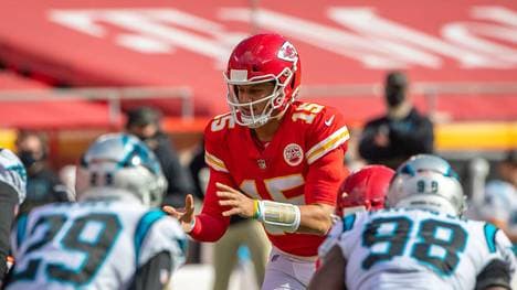 Patrick Mahomes zeigt gegen die Carolina Panthers einmal mehr seine Extraklasse
