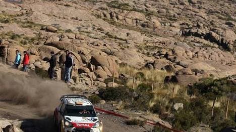 Die Felslandschaft der Anden erwartet die WRC-Piloten