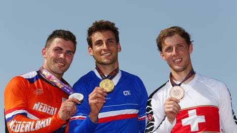 Medaillengewinner im BMX-Wettbewerb von Baku