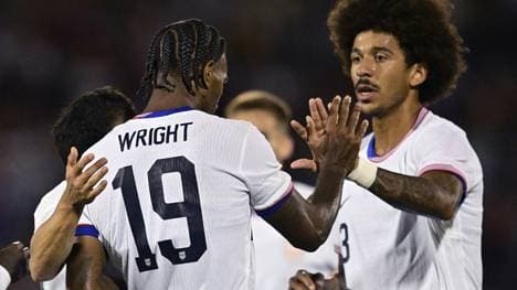 Haji Wright traf doppelt gegen Australien