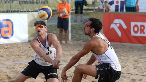 Kay Matysik (l.) and Jonathan Erdmann setzten sich im Halbfinale gegen Chilenen durch