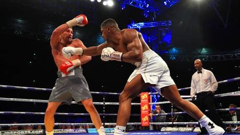 Im April streckte Anthony Joshua im WM-Kampf Wladimir Klitschko nieder