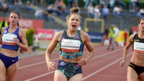 Gina Lückenkemper zeigt sich weiter in Topform