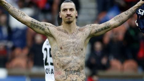 Zlatan Ibrahimovic nahm für den guten Zweck auch eine gelbe Karte in Kauf. 