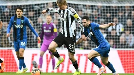 Nick Woltemade im Pokalspiel gegen Bournemouth