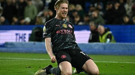 Kevin De Bruyne traf zur Führung für City