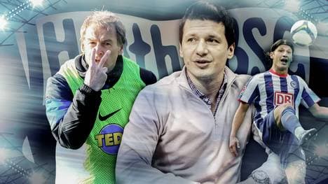 Marko Pantelic (M.) spielte von 2005 bis 2009 für Hertha BSC