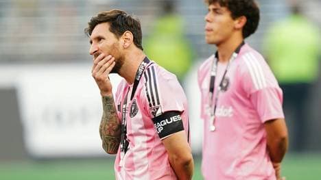 Enttäuschter Lionel Messi