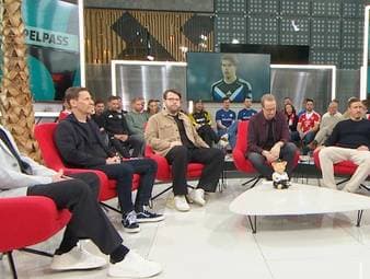 Luka Vuskovic erzielt sein viertes Saisontor für den Hamburger SV im Spiel gegen den FC Bayern. Die Runde im SPORT1 Doppelpass schwärmt vom 18-jährigen Top-Talent.