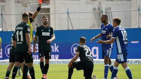 Werder war lange in Überzahl