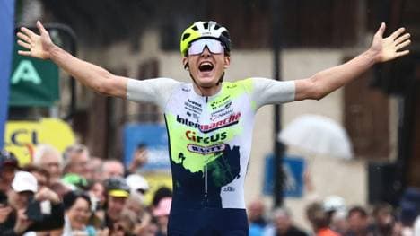 Zimmermann jubelt über seinen Etappensieg