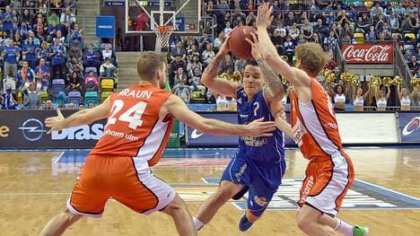 Taylor Braun (l.) und Per Günther (r.) wollen auch Frankfurt stoppen