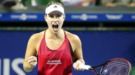 Angelique Kerber steht in Peking in der nächsten Runde