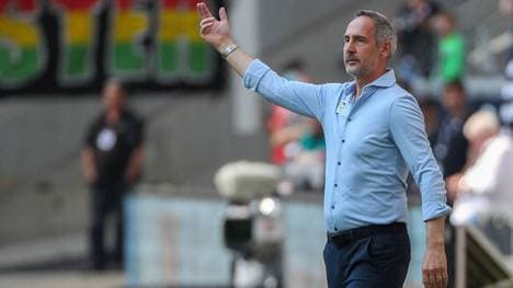 Adi Hütter erlebte mit Gladbach eine insgesamt enttäuschende Saison