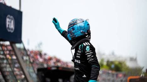 George Russell sichert sich die Pole Position 
