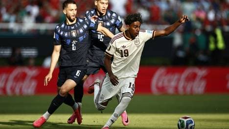 Lamine Yamal im Spiel gegen Uruguay