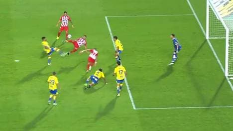 Koke gelang ein spektakuläres Tor für Atletico Madrid