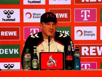 Auf der Pressekonferenz vor dem Duell gegen den Hamburger SV äußert sich Effzeh-Trainer Lukas Kwasniok zu seiner eigenen Zukunft und der Wichtigkeit des Duells beim HSV.
