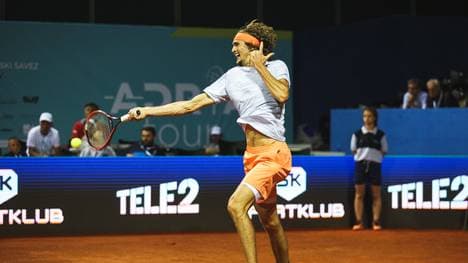 Alex Zverev gewinnt die erste Partie beim Turnier in Nizza