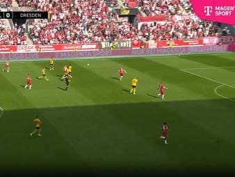 Dynamo Dresden verliert gegen Rot-Weiss Essen. Ärger gab es von Seiten der Dresdner beim 2:0-Treffer der Essener. 