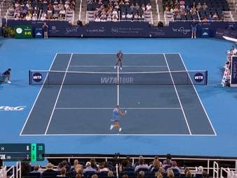 Im Viertelfinale des WTA-Masters in Cincinnati trifft Coco Gauff auf Marta Kostjuk. Die US-Amerikanerin zeigt sich dabei in Höchstform und zieht fast schon unverschämt souverän ins Halbfinale des WTA-Turniers ein.