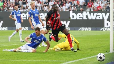 Randal Kolo Muani trifft gegen Darmstadt - während PSG das Angebot für den Stürmer erhöht