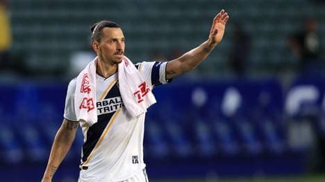 CARSON, CALIFORNIA - APRIL 28:  Zlatan Ibrahimovic #9 of Los Angeles Galaxy looks on as he leaves the field after a game against the Real Salt Lake at Dignity Health Sports Park on April 28, 2019 in Carson, California. Los Angeles Galaxy defeated Real Salt Lake 2-1.  (Photo by Sean M. Haffey/Getty Images)