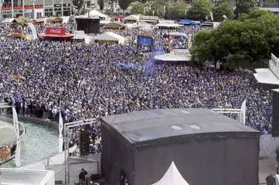 Bielefeld-Fans sorgen für spektakuläre Bilder