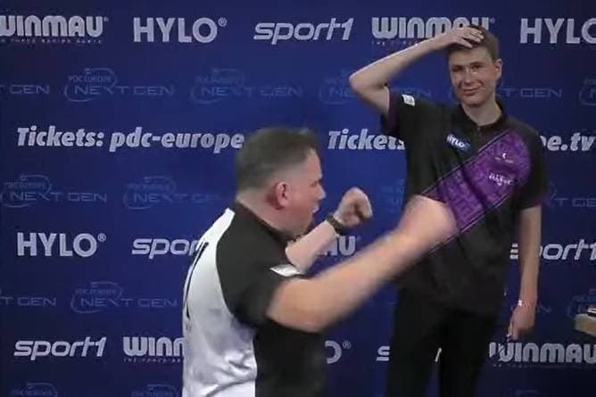 Deutscher mit 9-Darter im Finale