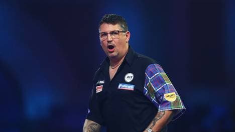 Gary Anderson war in Barnsley in Topform
