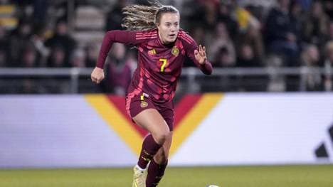 Alber im Trikot der deutschen U23