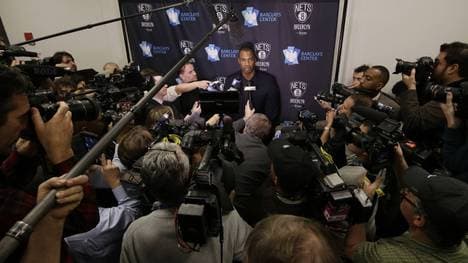 Jason Collins während seiner letzten NBA-Station bei den Nets