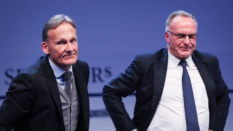 Karl-Heinz Rummenigge und Hans-Joachim Watzke sind desöfteren unterschiedlicher Meinung