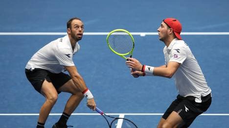 Tim Pütz (l.) Jan-Lennard Struff bilden das deutsche Davis-Cup-Doppel