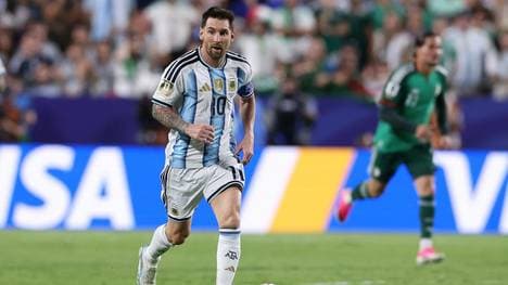 Lionel Messi im ersten WM-Spiel Argentiniens