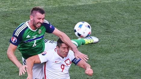Robert Lewandowski bei Polen gegen Nordirland