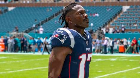 Antonio Brown spielte zuletzt für die New England Patriots