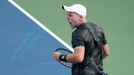 Dominik Köpfer steht zum zweiten Mal im Hauptfeld bei einem Grand-Slam-Turnier